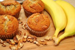 Cannabis infused banana muffins with cannabutter