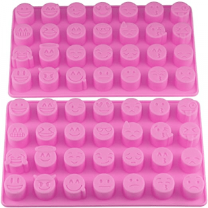 Sillicone mold for candies and baking to create emoji face edibles