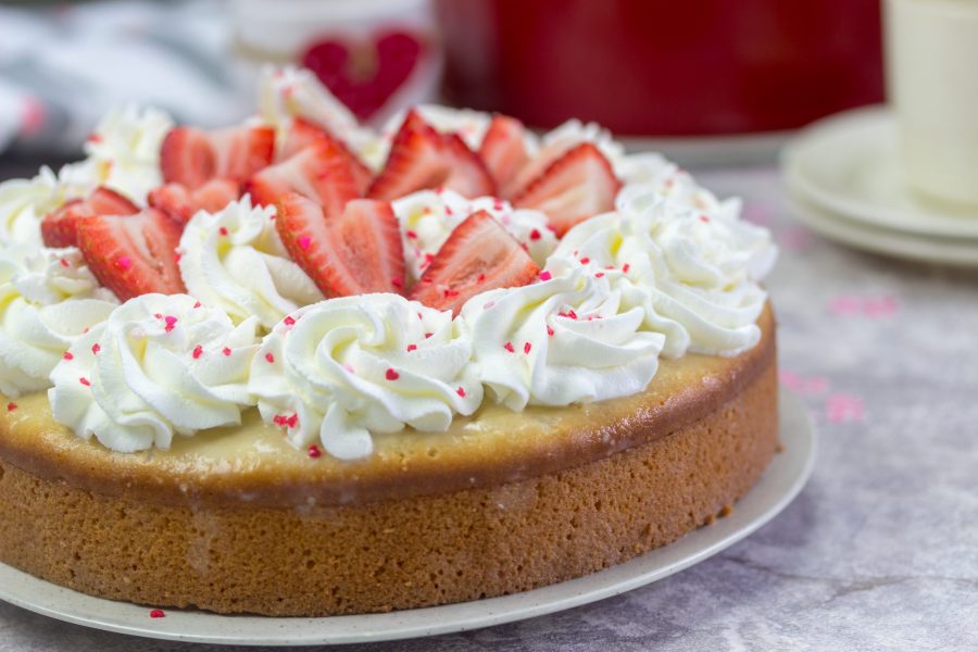 Tres Leches Cannabutter & Strawberry Cake